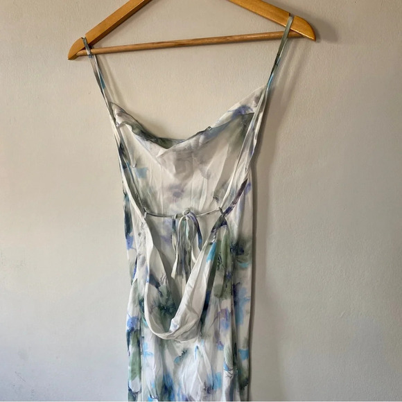 Bec & Bridge Corrine Watercolor Split Maxi Dress Women's 4 White Sleeveless NWOT - Picture 9 of 9